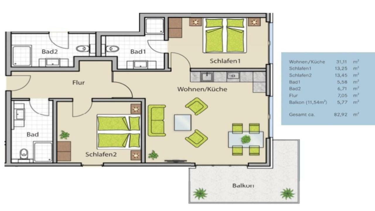 Apartment Louisa - Liegestuhl 45 Sellin (Rugen)
